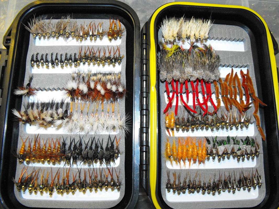 240 Preselected Pennsylvania Trout Fly Assortment & Fly Box U Pick Flies 